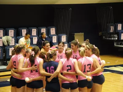 Friday was Dig Pink night at the GW Volleyball match.