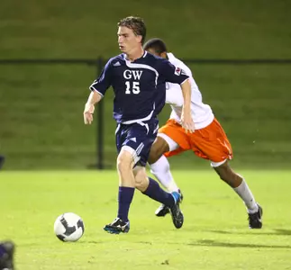 Redshirt senior Mike Rollings' 46th minute goal stood as the game-winner in GW's 1-0 shutout of Richmond Saturday.