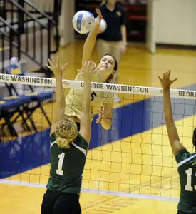 MacKenzie Knox was nearly unstoppable in hitting her career-high .667 at VCU Wednesday night.