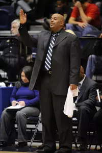 Head coach Mike Bozeman and the Colonials open the Junkanoo Jam against No. 25 Michigan State Friday afternoon.