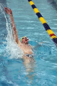 Freshman Alex Etz was named Atlantic 10 Men's Swimming Rookie of the Week on Monday.