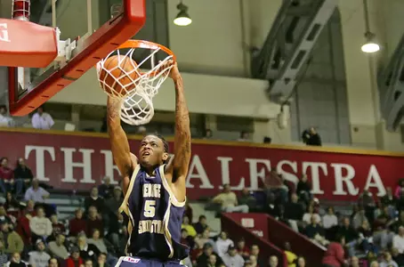 Rob Diggs scored 26 points in the Colonials' 90-62 win over the Bonnies.