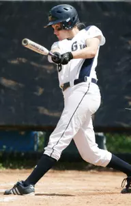 Amanda Holst had one of the Colonials eight hits on the day against Virginia.