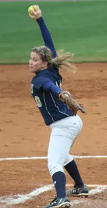 Freshman Kara Clauss is 4-5 on the season entering A-10 play.