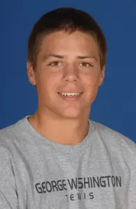 In No. 4 singles, Chris Kushma won the only point for GW.