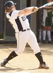 Junior Elisa Van Kirk hit a single in the sixth inning against Fordham.