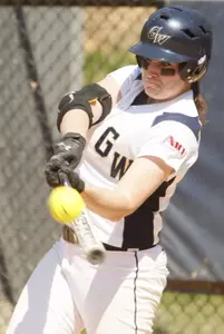 Amanda Gabriel hit her first home run of the season off of Army.