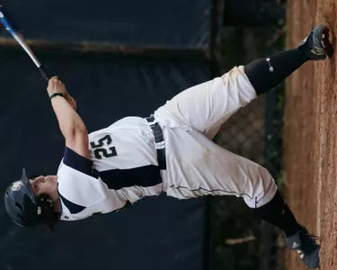 Elisa Van Kirk hit a two-run home run for her second home run of the season against URI.