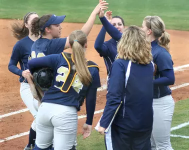 The softball team was one of four GW athletic teams to have a good APR this season.