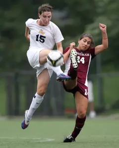 Junior Jillian Morgan returns to the back line for the Colonials in 2009.