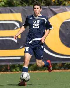 Sophomore Mike Burke matched a team-high two shots in GW's 4-0 loss at 11th-ranked California Friday.