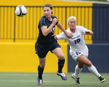 Jillian Morgan had three shots in 110 minutes agianst Xavier.