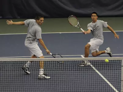 Erik Hannah and Ugur Atalay finished 6-3 in fall tournament doubles play.