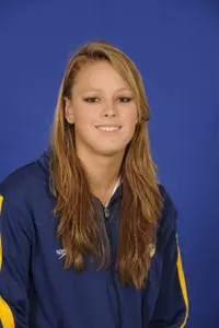 Caroline Myers won four races against Bucknell on Sunday.