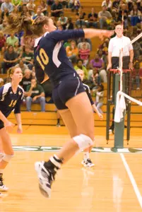 Katie Zulandt's clutch kill and block assist at the end of the fifth set helped lift GW past Fordham Saturday in the Bronx.