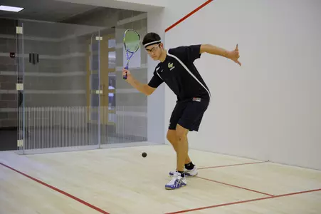 Sophomore Omar Sobhy Recorded Two Wins From The Top Ladder Spot On Saturday Afternoon