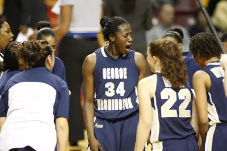 Redshirt senior Ivy Abiona's 11-point, 15-rebound effort earned her Best Buy Classic All-Tournament Team honors in Sunday's 66-60 loss to Northern Illinois.