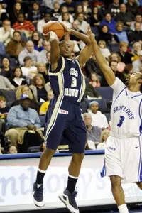 Tony Taylor led the Colonials with 18 points and six assists in Tuesday's season-opener.