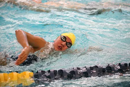 Senior Paola Leor earned her first A-10 weekly honor after winning four events to help GW defeat Drexel on Sunday.