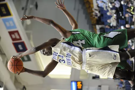Redshirt senior Ivy Abiona, the third-leading rebounder in the Atlantic 10, and GW welcome Stony Brook to Smith Center Saturday at 2:00 pm. The Colonials will sign autographs after the game as part of Kids Day.
