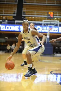 Virginia Beach native Chelisa Painter returns to the Hampton Roads area for the first time as a Colonial when GW visits Old Dominion in Norfolk, VA, Wednesday.