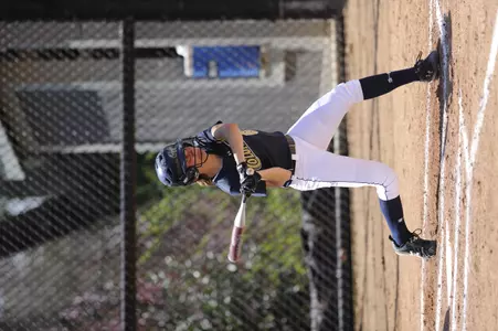 Lauren Wilson hit a solo home run against Virginia for the first home run of the 2010 season.