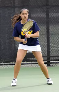 Senior captan Michele Style and the Colonials are set to still take on Maryland Sunday.