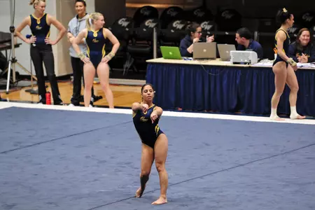 Danielle Parretti and the women's gymnastics team returns to the Smith Center on Sunday, February 14th