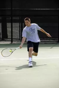 Chris Kushma, paired with Ayra Vayghan, won at doubles and in singles action for the Colonials against A-10 foe Temple.