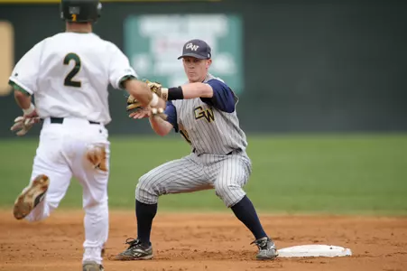 Colonials (13-10) rally with six late runs to hold off UMES