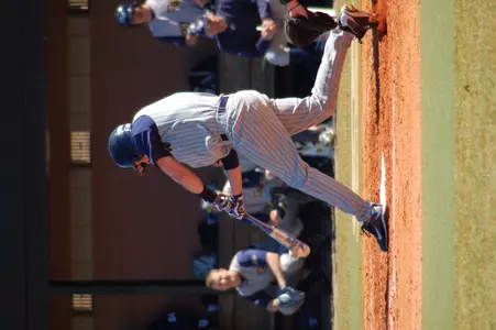Freshman Paul Pakan's eighth inning home run gave the Colonials their seventh straight win (Photo courtesy of John Cantrell)