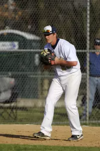 Colonials (18-17, 8-3 A-10) score four in the ninth inning, but fall run a run short in 7-6 loss