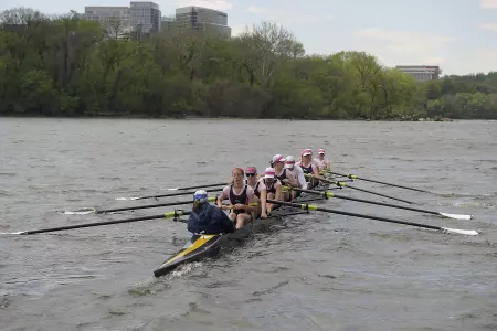 George Washington earns 28 points and places eighth out of a 12 team field