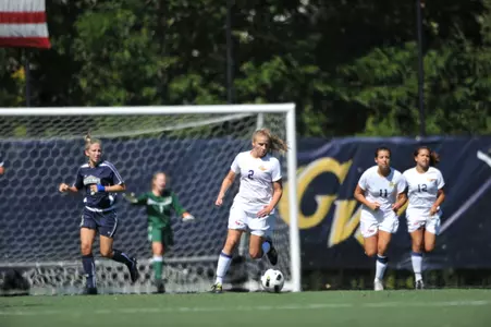 Junior midfielder Sierra Smidinger led the Colonials with six shots, three on goal, against Loyola (MD) on Friday.