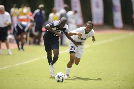 Freshman Andrew Aluko joined junior Yoni Berhanu on the DC College Cup All-Tournament Team.