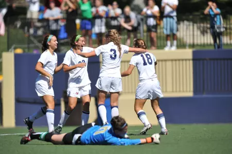 Freshman Melanie Keer was named A-10 Rookie of the Week after assisting the overtime game-winning goal on Sunday.