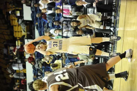 Junior Tara Booker's 10-point, 12-rebound double-double wasn't enough as GW lost to Duquesne, 61-53, at Charles E. Smith Center Saturday night.