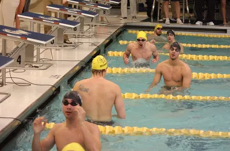 Junior Luke Quimby finished seventh in the 100-yard freestyle with a time of 36.73 seconds.
