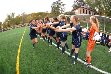 The George Washington women's soccer program will host a Winter ID Clinic at the university's Mount Vernon Campus on Sunday, Jan. 22.