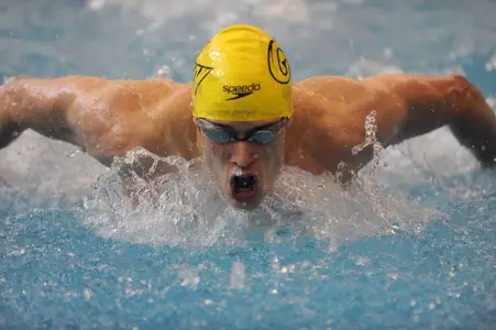 Junior Phillip Graeter won a meet-high four events to pace George Washington to a 157-105 win over visiting Old Dominion on Saturday Dec. 3 for the Colonials' second straight dual meet victory.
