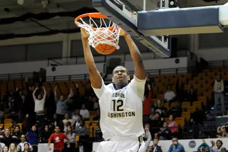 Junior David Pellom had four dunks and a career-high 19 points, but it wasn't enough to help GW past Loyola (Md.) in a 65-55 loss to the Greyhounds on Wednesday night.