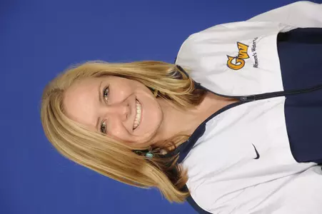 Frsehman attack Rachael Bentley, who scored a hat trick to help GW to a 15-7 win over Villanova, was named CWPA Southern Division Rookie of the Week Tuesday.