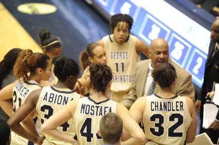Head coach Mike Bozeman and GW go for their third straight league victory Wednesday night at Charlotte.