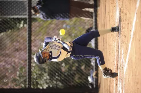 Autumn Taylor collected one of GW's hits against Wright State on Friday.