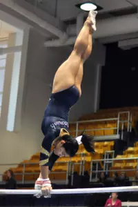 Senior Leslie Delima Highlights A Group Of Five GW Gymnasts That Will Compete At NCAA Regionals, April 2 in Athens, GA