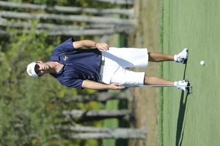 Andres Pumariega was the low Colonial at Myrtle Beach with a four-under 212 Tuesday.