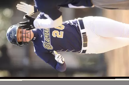 Sandi Moynihan went 3-for-4, with a double and stolen base, in the Colonials 6-5 win over George Mason.