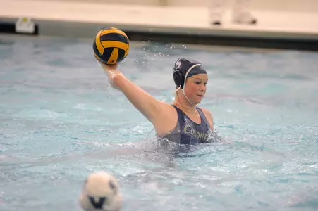 Despite being 1-of-3 Colonials to foul out, freshman Katherine Berry led GW with four goals in a 12-10 CWPA Southern Division loss to Brown Saturday.