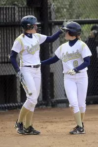 Sandi Moynihan and Chelsea Lenhart hit their first home runs of the season against URI on Friday.