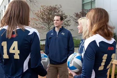 Ryan Freeburg is GW's new assistant volleyball coach.